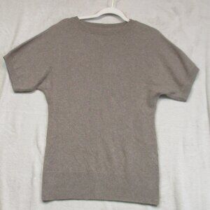 Prive Cashmere Longer Sweater Womens S Brown Knit Soft Luxury Minimalist Preppy